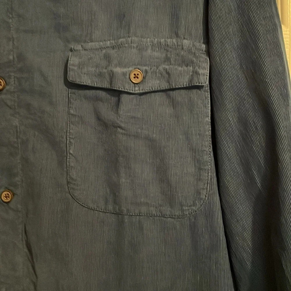 Carbon2cobalt men’s long sleeve button down blue shirt size XL - Picture 3 of 7